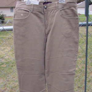 Gloria Vanderbilt Khaki 12 Stretch Short NWT Jeans
